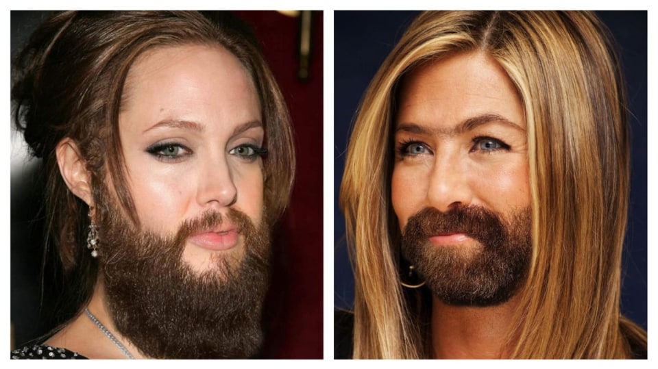 Vousaté ženské celebrity
